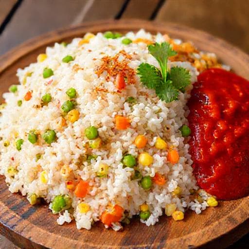 Nasi Hujan Panas Istimewa (Special with Sambal)