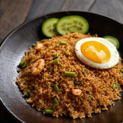 Nasi Goreng Kampung with Petai (Stinky Bean Fried Rice)