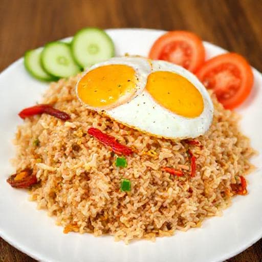 Nasi Goreng Ayam (Classic Indonesian Fried Rice with Chicken)