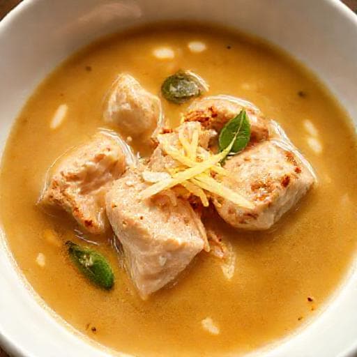 Ayam Masak Kerisik with Spiced Coconut Broth