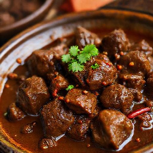 Rendang Padang (Beef Rendang with Richer Sauce)