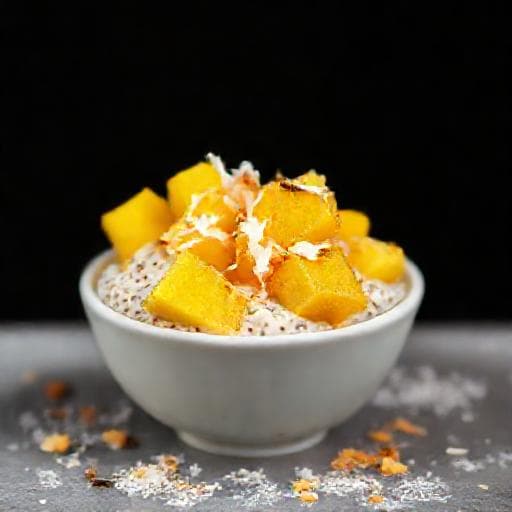 Quick Coconut Chia Pudding