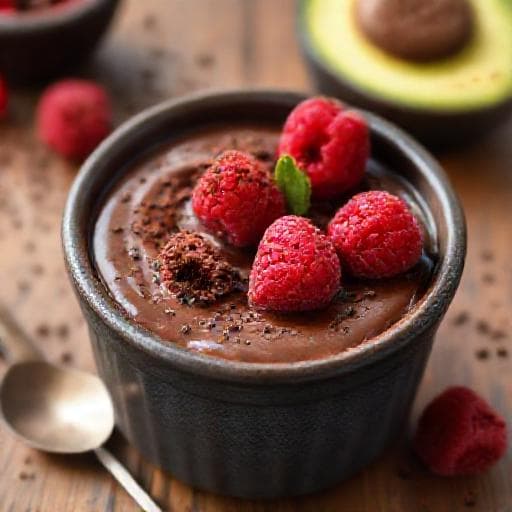 Chocolate Avocado Chia Pudding