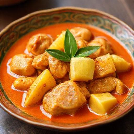 Ayam Kapitan with Pineapple