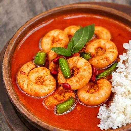 Spicy Prawn Curry with Okra (Kari Udang Bendi Pedas)