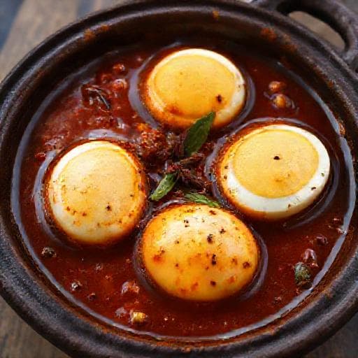 Spicy Chettinad Egg Curry (Muttai Kuzhambu)