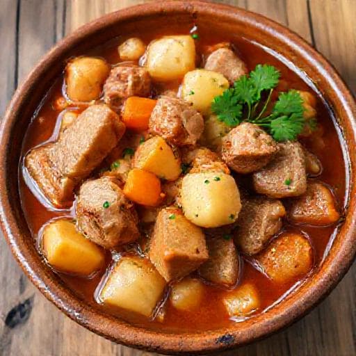Traditional Bulgarian Pork with Potatoes (Svinsho s Kartofi)