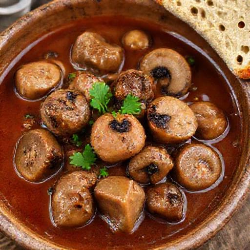 Classic Pork with Mushrooms (Свинско с гъби)