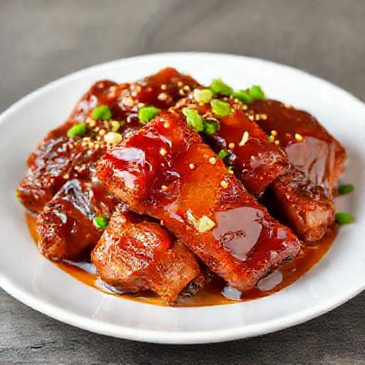 Quick Honey Garlic Pork Ribs