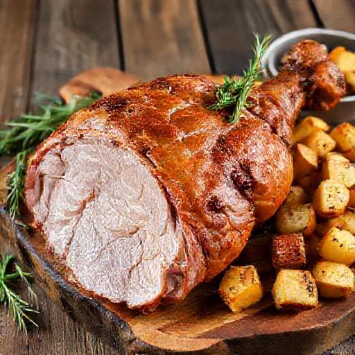 Traditional Roasted Pork Knuckle (Свински джолан на фурна)