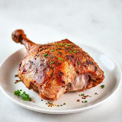 Quick Garlic and Herb Roasted Pork Knuckle