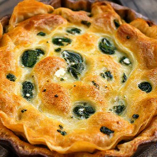 Banitsa with Sirene and Spinach