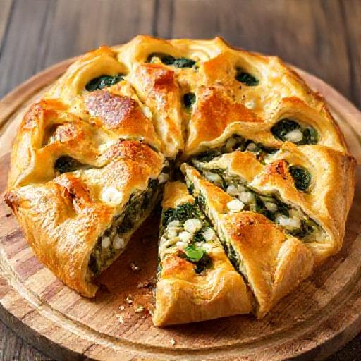 VITA BANITSA with Spinach and Leeks
