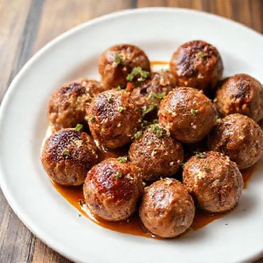 Quick Baked Meatballs (Bystrye Kyufte na Furna)