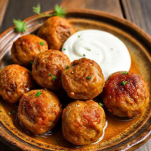 Traditional Nevrozni Kyufeta (Nervous Meatballs)