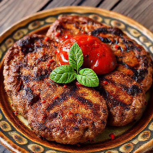 Spicy Balkan Grilled Meat Patties (Пикантни Карначета на скара)