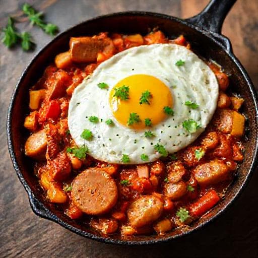 Quick Panagyurishte Style Lukanitsa Skillet