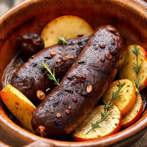 Krvavitsa with Apples and Herbs (Regional Twist)