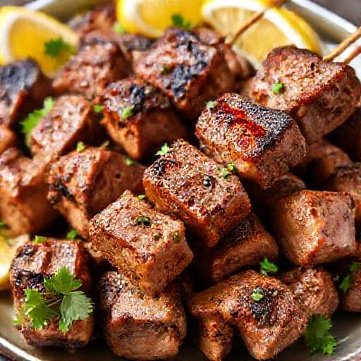 Cheverme-Inspired Lamb Skewers