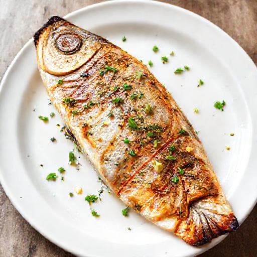 Quick Garlic Herb Grilled Trout