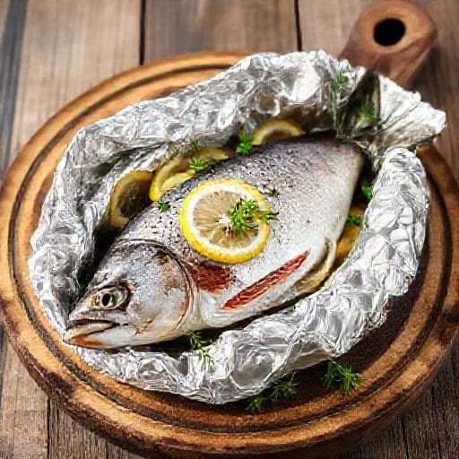 Traditional Trout Baked in Foil (Пъстърва във фолио)