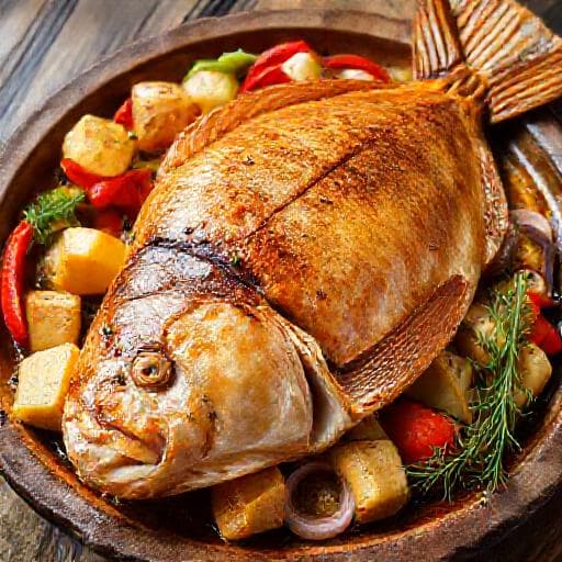 Традиционен Калкан на фурна (Traditional Baked Turbot)
