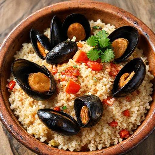 Classic Mussels with Rice (Миди с ориз)