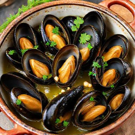 Classic Mussels in White Wine (Moules Marinières)