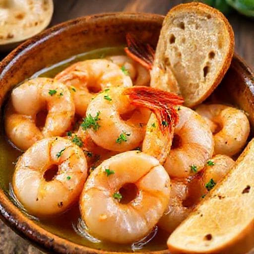 Classic Garlic Butter Shrimp (Скариди с чесън и масло)