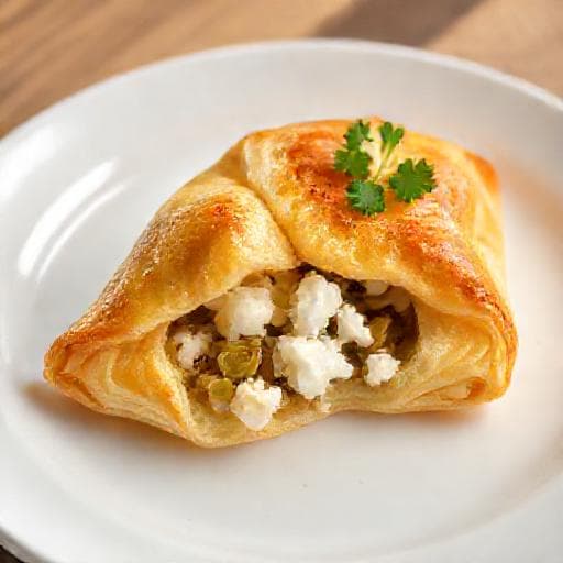 Quick Zelnik with Feta and Leeks