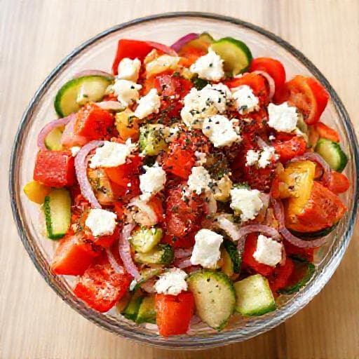 Quick Shopska Salad