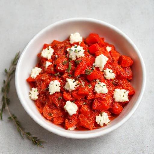 Quick Katuk with Roasted Peppers