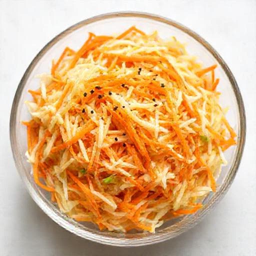 Quick Cabbage and Carrot Slaw