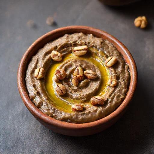 Smoky Eggplant Dip with Walnuts