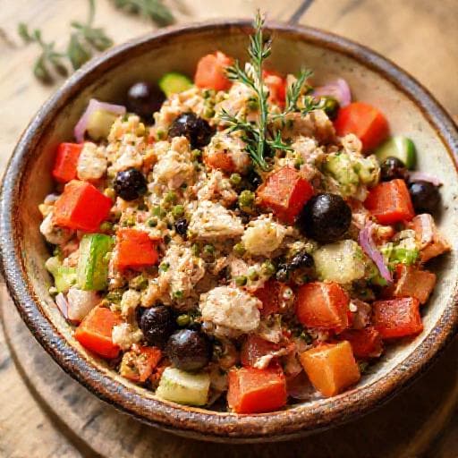 Mediterranean Tuna Salad