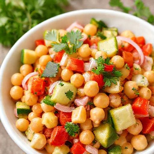 Classic Chickpea Salad (Салата с нахут)