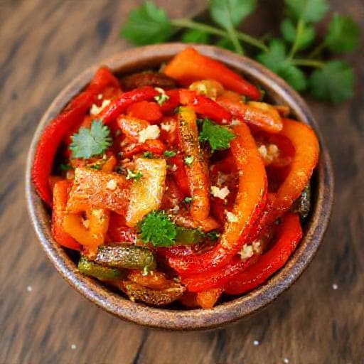Quick Pan-Fried Hot Peppers with Garlic