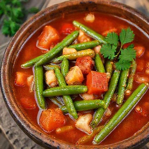 Traditional Bulgarian Green Bean Stew (Zelen Fasul Yahnia)