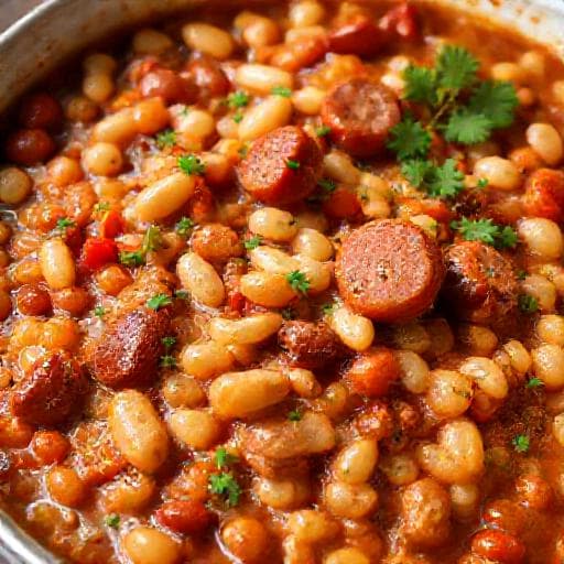 Smoked Sausage and Bean Casserole (Regional Twist)