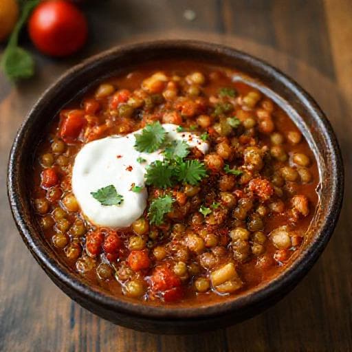 Spicy Lentil Stew with Smoked Paprika (Пикантна Леща яхния)