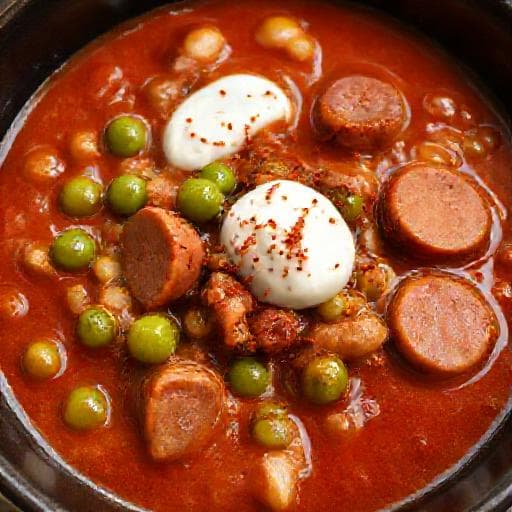 Grah Yahnia with Smoked Sausage and Paprika