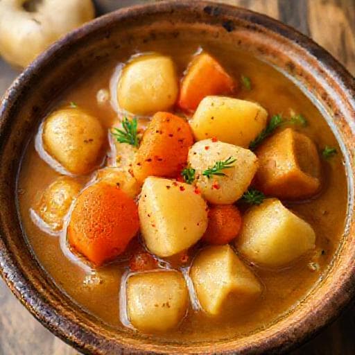Traditional Kartofena Yahnia (Ukrainian Potato Stew)