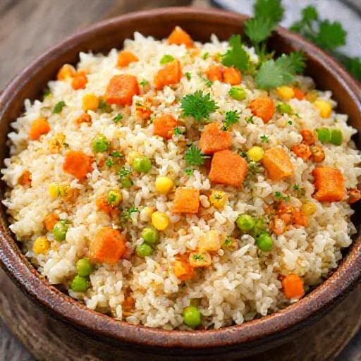 Classic Bulgarian Rice with Vegetables (Oriz sas Zelenchutsi)