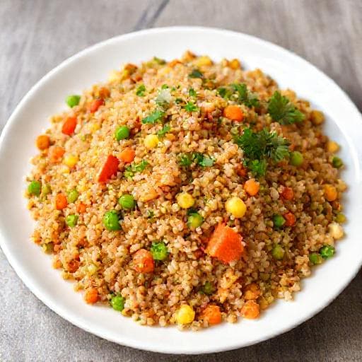 Quick Bulgur with Mixed Vegetables