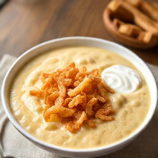 Quick Kachamak with Pre-made Pork Rinds
