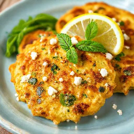 Mediterranean-Inspired Кюфтета от тиквички with Feta
