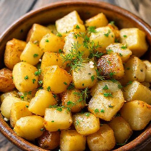 Classic Sautéed Potatoes with Garlic and Dill (Картофи соте с чесън и копър)