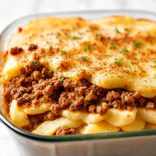 Quick & Easy Potato and Meat Bake