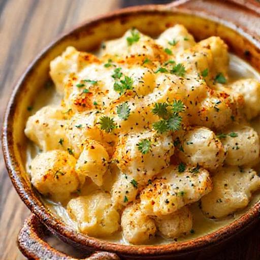Classic Baked Cauliflower with Kashkaval Cheese