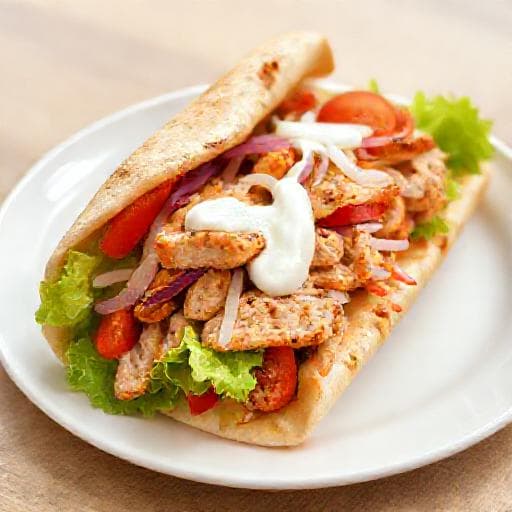Classic Chicken Döner Kebab (Домашен дюнер с пиле)